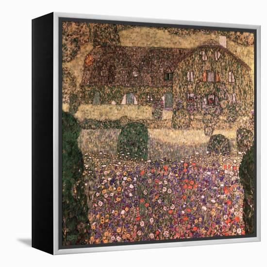 Country House by the Attersee, circa 1914-Gustav Klimt-Framed Premier Image Canvas