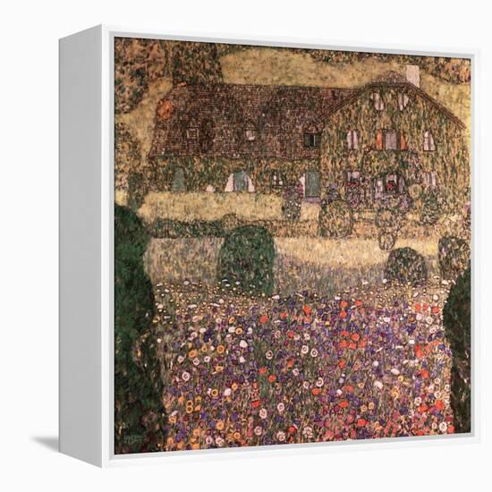 Country House by the Attersee, circa 1914-Gustav Klimt-Framed Premier Image Canvas