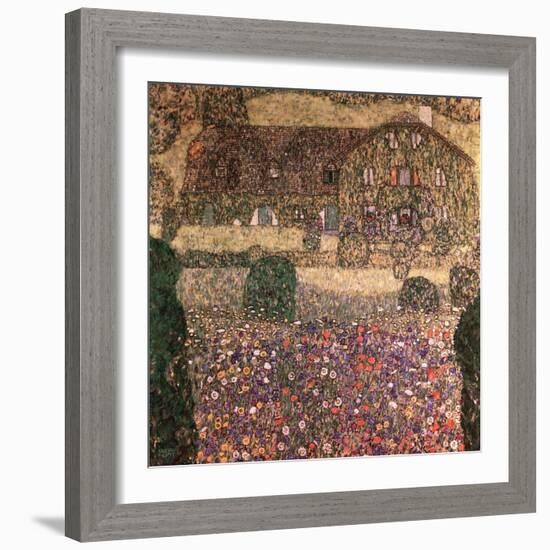 Country House by the Attersee, circa 1914-Gustav Klimt-Framed Giclee Print