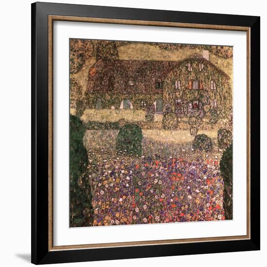 Country House by the Attersee, circa 1914-Gustav Klimt-Framed Giclee Print