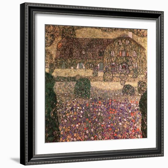 Country House by the Attersee, circa 1914-Gustav Klimt-Framed Giclee Print