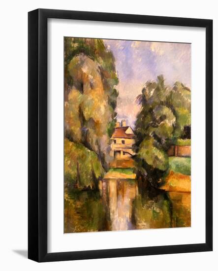 Country House by the Water, C.1888-Paul Cézanne-Framed Giclee Print