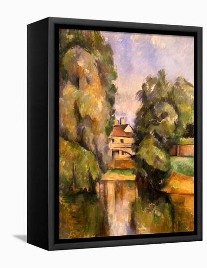 Country House by the Water, C.1888-Paul Cézanne-Framed Premier Image Canvas