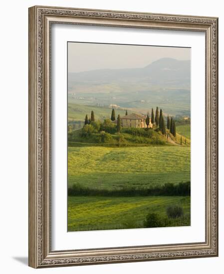 Country House, Il Belvedere, San Quirico D'Orcia, Val D'Orcia, Siena Province, Tuscany, Italy-Pitamitz Sergio-Framed Photographic Print