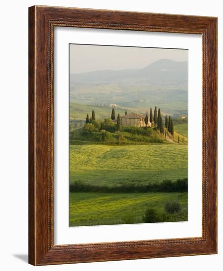 Country House, Il Belvedere, San Quirico D'Orcia, Val D'Orcia, Siena Province, Tuscany, Italy-Pitamitz Sergio-Framed Photographic Print