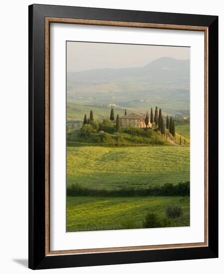 Country House, Il Belvedere, San Quirico D'Orcia, Val D'Orcia, Siena Province, Tuscany, Italy-Pitamitz Sergio-Framed Photographic Print