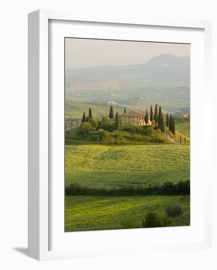 Country House, Il Belvedere, San Quirico D'Orcia, Val D'Orcia, Siena Province, Tuscany, Italy-Pitamitz Sergio-Framed Photographic Print