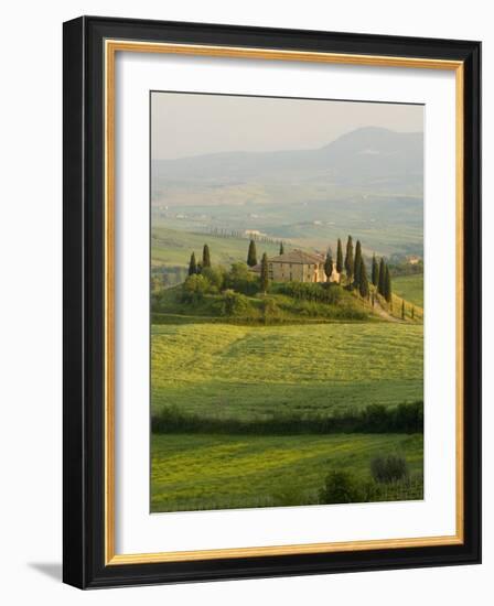 Country House, Il Belvedere, San Quirico D'Orcia, Val D'Orcia, Siena Province, Tuscany, Italy-Pitamitz Sergio-Framed Photographic Print