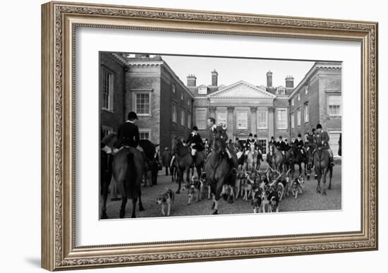 Country House Meet-The Chelsea Collection-Framed Premium Giclee Print
