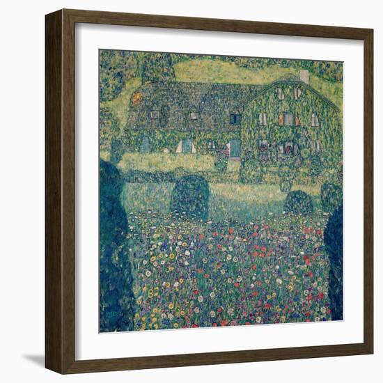 Country house on Attersee Lake (Landhaus am Attersee), Upper Austria. Oil on canvas (1914).-Gustav Klimt-Framed Giclee Print