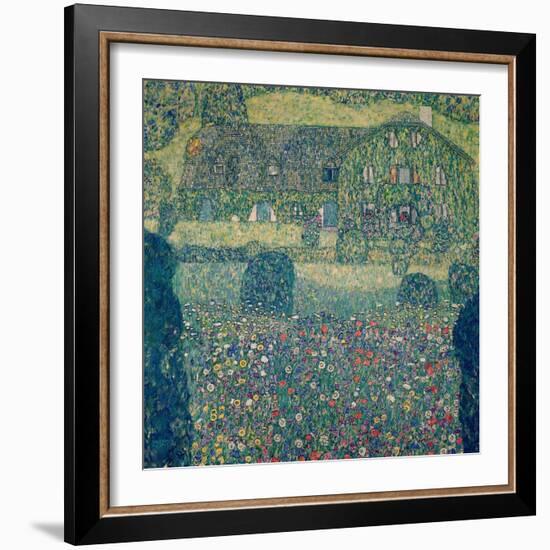 Country house on Attersee Lake (Landhaus am Attersee), Upper Austria. Oil on canvas (1914).-Gustav Klimt-Framed Giclee Print