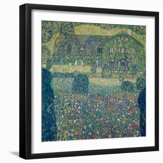 Country house on Attersee Lake (Landhaus am Attersee), Upper Austria. Oil on canvas (1914).-Gustav Klimt-Framed Giclee Print