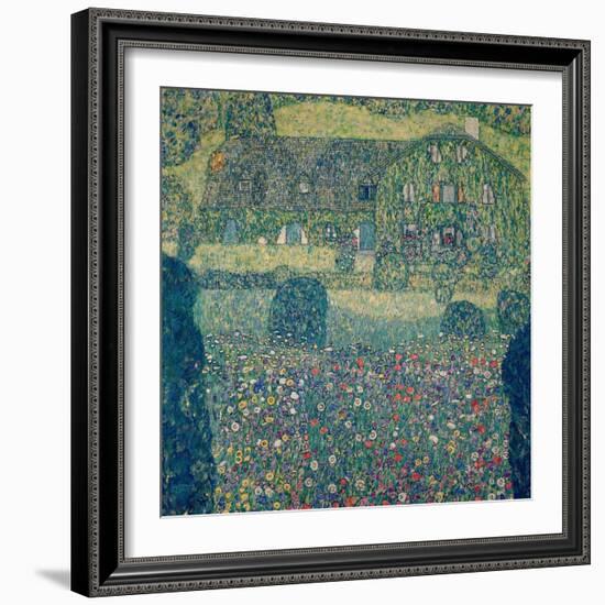 Country house on Attersee Lake (Landhaus am Attersee), Upper Austria. Oil on canvas (1914).-Gustav Klimt-Framed Giclee Print
