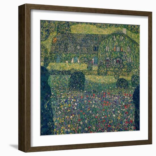 Country House on Attersee Lake, Upper Austria, 1914-Gustav Klimt-Framed Giclee Print