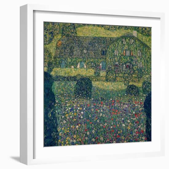 Country House on Attersee Lake, Upper Austria, 1914-Gustav Klimt-Framed Giclee Print