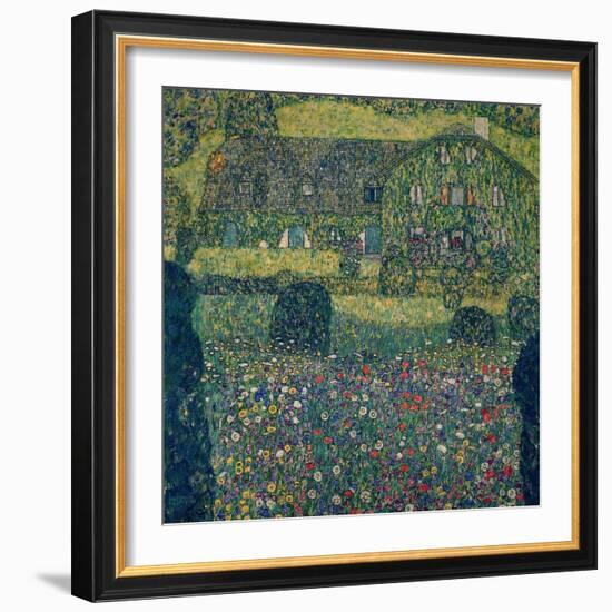 Country House on Attersee Lake, Upper Austria, 1914-Gustav Klimt-Framed Giclee Print