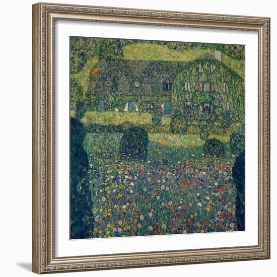 Country House on Attersee Lake, Upper Austria, 1914-Gustav Klimt-Framed Giclee Print