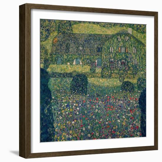 Country House on Attersee Lake, Upper Austria, 1914-Gustav Klimt-Framed Giclee Print