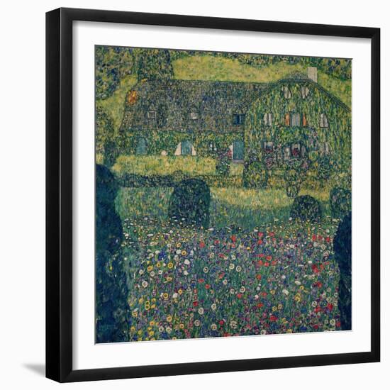 Country House on Attersee Lake, Upper Austria, 1914-Gustav Klimt-Framed Giclee Print