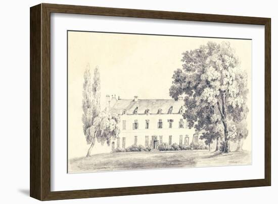 Country House Sketch-Wild Apple Portfolio-Framed Art Print