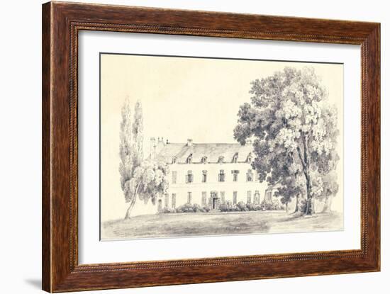 Country House Sketch-Wild Apple Portfolio-Framed Art Print