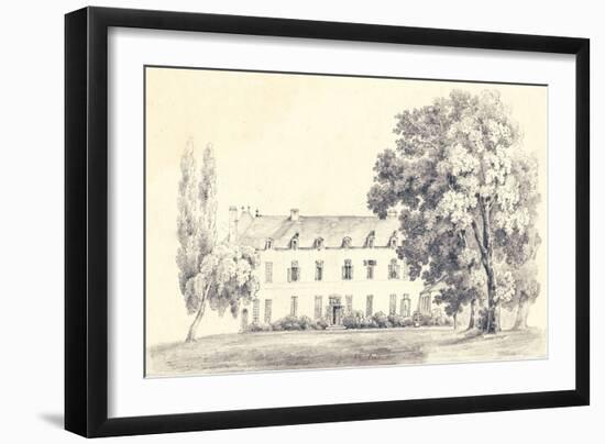 Country House Sketch-Wild Apple Portfolio-Framed Art Print