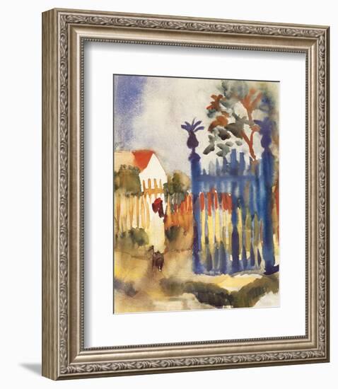 Country House-Auguste Macke-Framed Premium Giclee Print