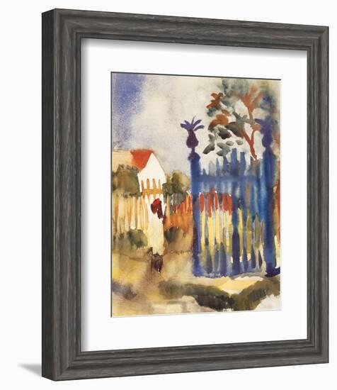 Country House-Auguste Macke-Framed Premium Giclee Print