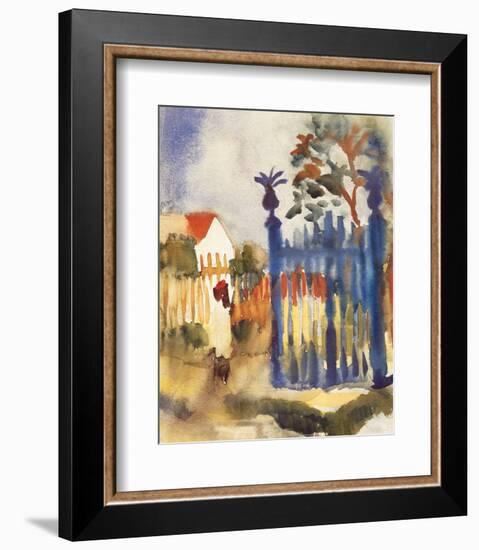 Country House-Auguste Macke-Framed Premium Giclee Print