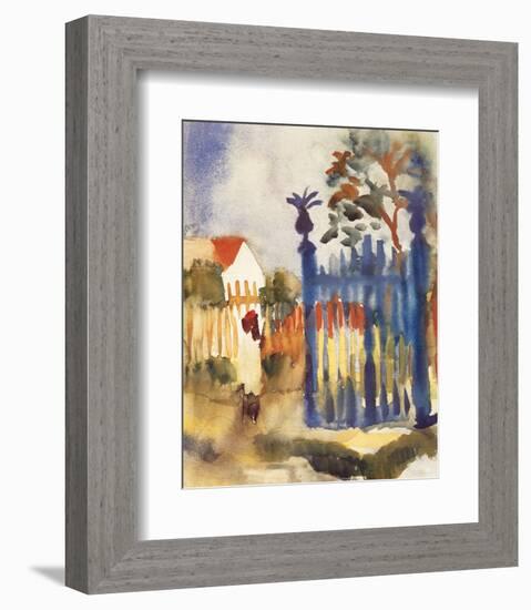 Country House-Auguste Macke-Framed Premium Giclee Print