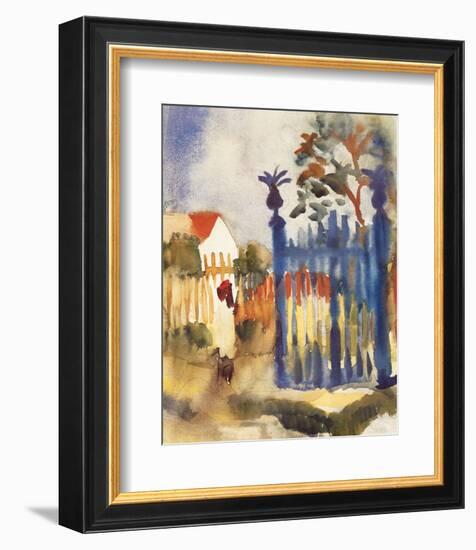 Country House-Auguste Macke-Framed Premium Giclee Print