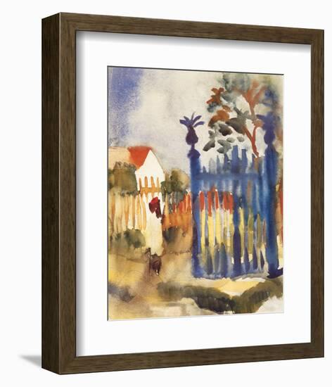 Country House-Auguste Macke-Framed Premium Giclee Print