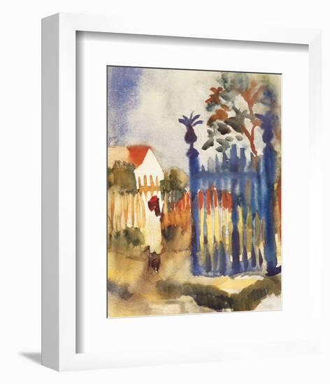 Country House-Auguste Macke-Framed Premium Giclee Print