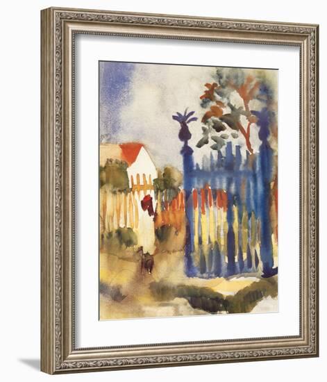 Country House-Auguste Macke-Framed Premium Giclee Print