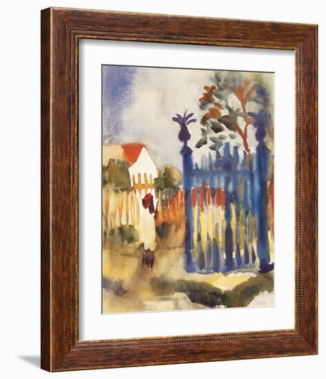 Country House-Auguste Macke-Framed Premium Giclee Print