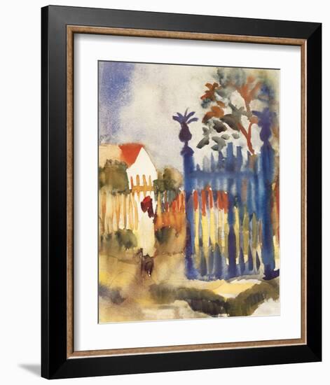 Country House-Auguste Macke-Framed Premium Giclee Print