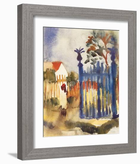 Country House-Auguste Macke-Framed Premium Giclee Print