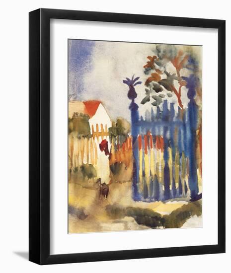 Country House-Auguste Macke-Framed Premium Giclee Print