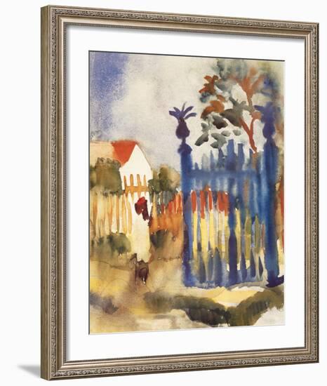 Country House-Auguste Macke-Framed Premium Giclee Print