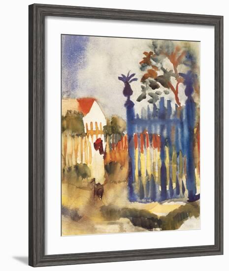 Country House-Auguste Macke-Framed Premium Giclee Print