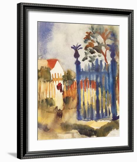 Country House-Auguste Macke-Framed Premium Giclee Print