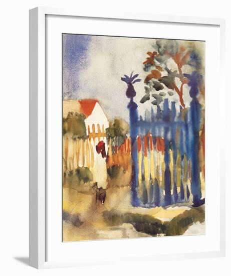 Country House-Auguste Macke-Framed Premium Giclee Print