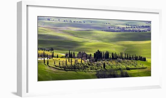 Country Houses in Tuscany-Vadim Ratsenskiy-Framed Art Print