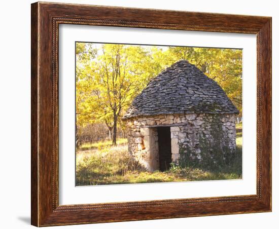 Country Hut of Stone (Borie), Truffiere De La Bergerie, Ste Foy De Longas, Dordogne, France-Per Karlsson-Framed Photographic Print