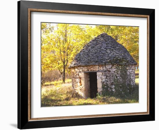 Country Hut of Stone (Borie), Truffiere De La Bergerie, Ste Foy De Longas, Dordogne, France-Per Karlsson-Framed Photographic Print