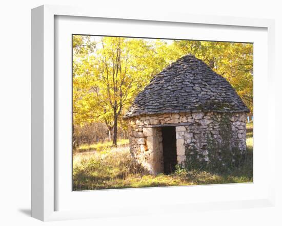 Country Hut of Stone (Borie), Truffiere De La Bergerie, Ste Foy De Longas, Dordogne, France-Per Karlsson-Framed Photographic Print