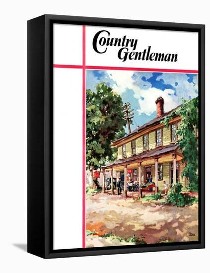 "Country Inn," Country Gentleman Cover, September 1, 1939-G. Kay-Framed Premier Image Canvas