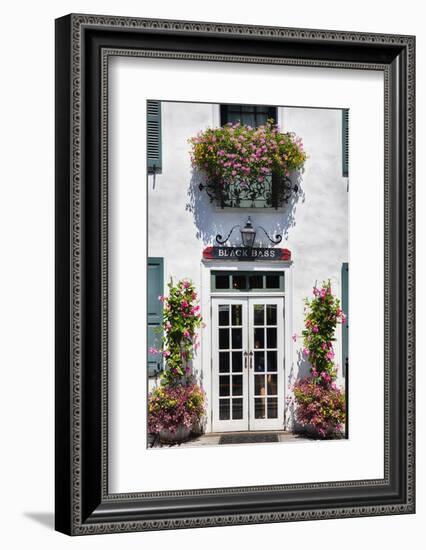 Country Inn Entrance, Lumberville, PA-George Oze-Framed Photographic Print