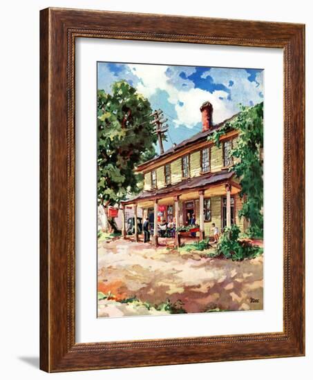 "Country Inn,"September 1, 1939-G. Kay-Framed Giclee Print