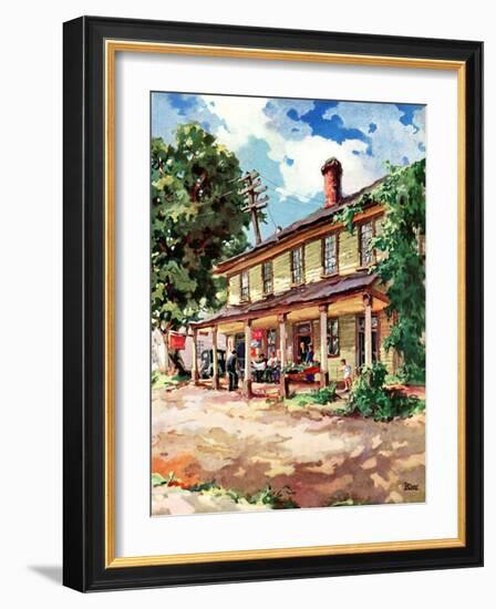 "Country Inn,"September 1, 1939-G. Kay-Framed Giclee Print